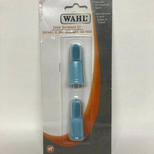 Pet Finger Toothbrush Set of 2 Wahl Pet Care Supplies Dogs Cats New in Package